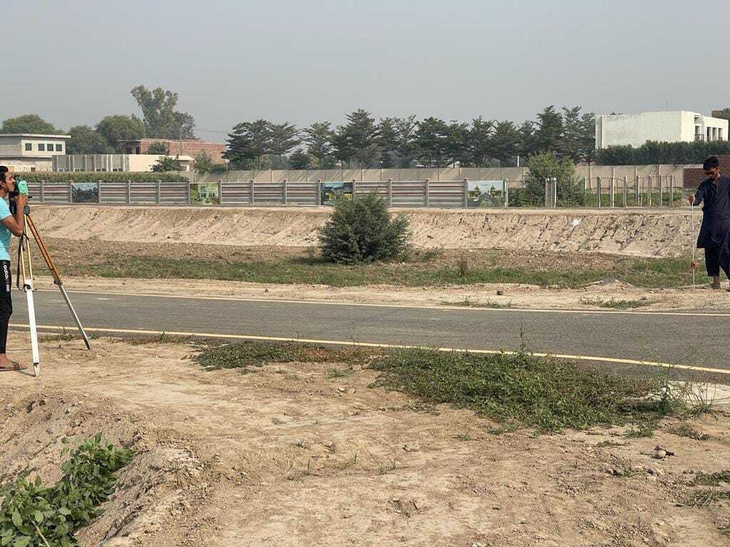 Road and boundary development at Japan Town, Mamu Kanjan